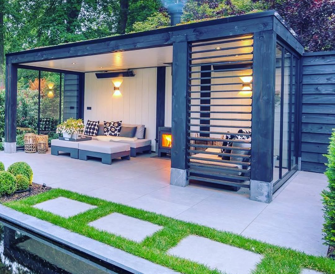 foisor de lemn modern